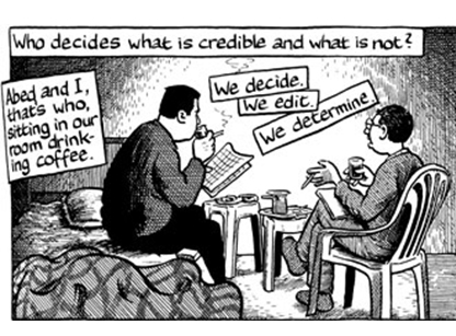 Musings on Comics, Journalism, and the Persistence of Palestine 